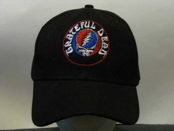 Grateful Dead - Steal Your Face - Embroidered Baseball Cap One Size Fits All Adjustable Velcro Strap